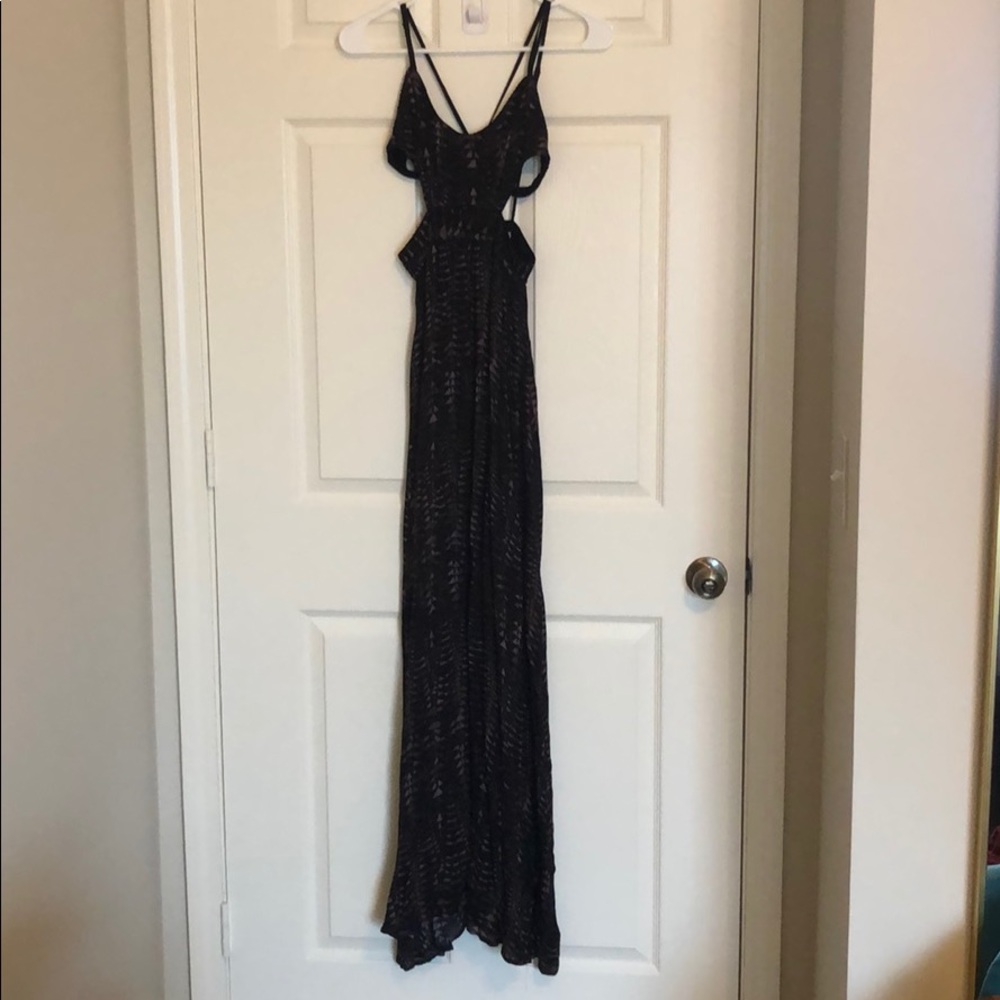 Urban outfitters maxi strappy back dress.